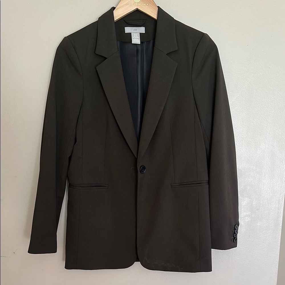 H&M Dark Green Blazer